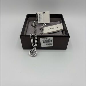 Gucci Men's Silver Chain Necklace